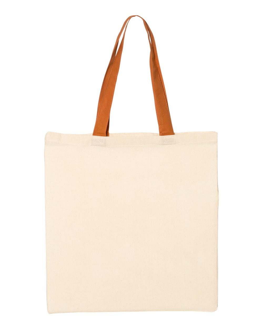 Economical Tote with Contrast-Color Handles